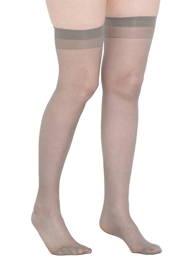 Thigh High Stockings Dark Grey