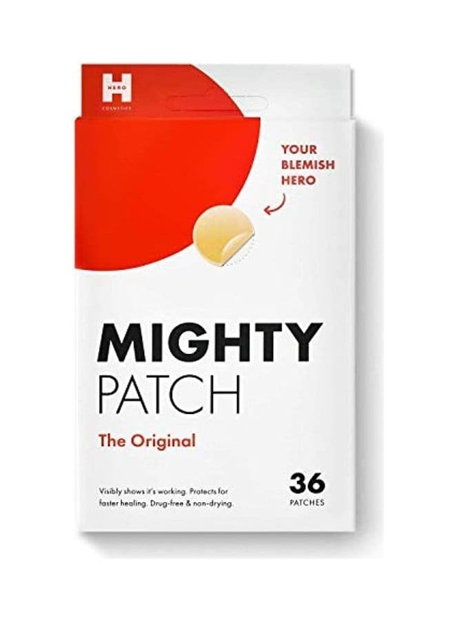 36- Piece Hydrocolloid Acne Pimple Patch Spot Treatment Beige 5.5inch