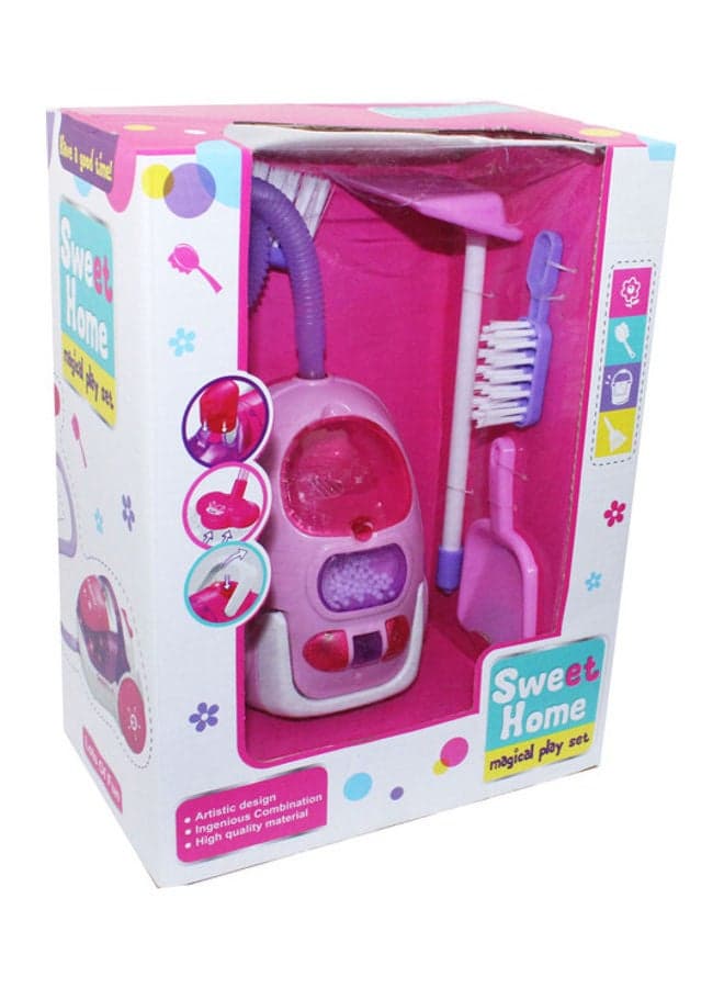 5-Piece Sweet Home Vacuum Magical Play Set With Light Toy For Kids