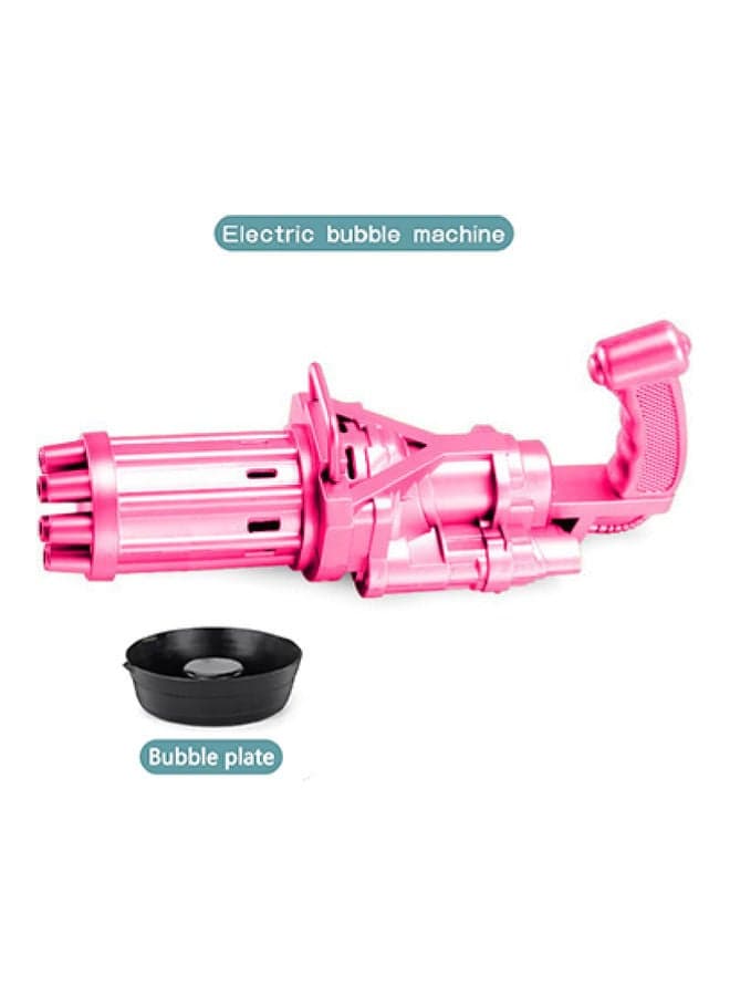 Electric Bubble Gun With Plate