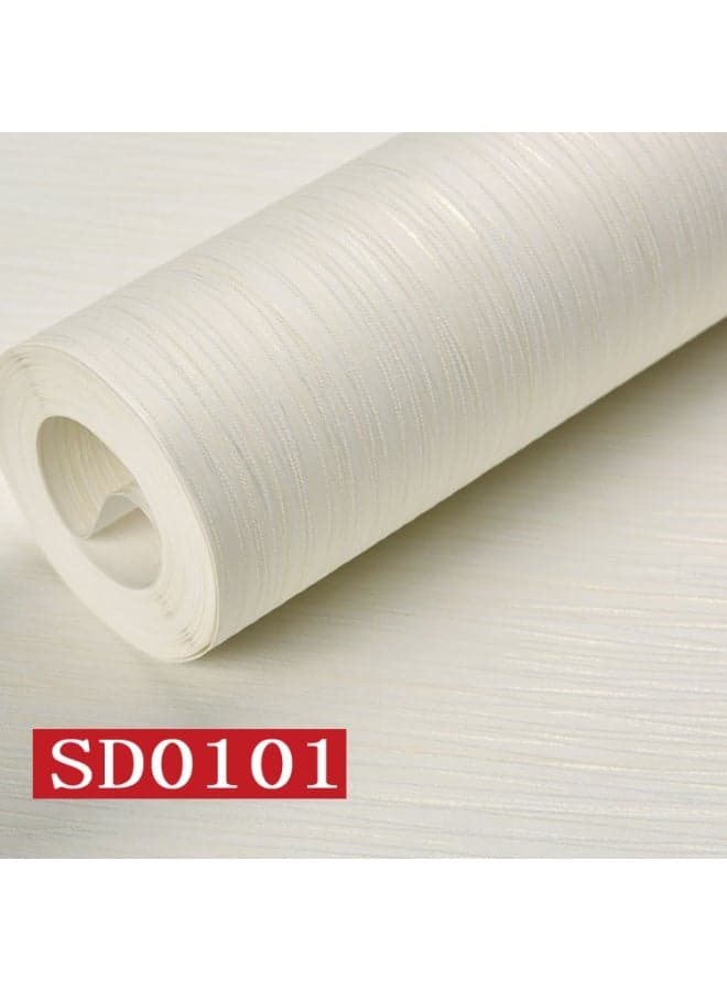 Waterproof Self-Adhesive Wallpaper Yellow/White