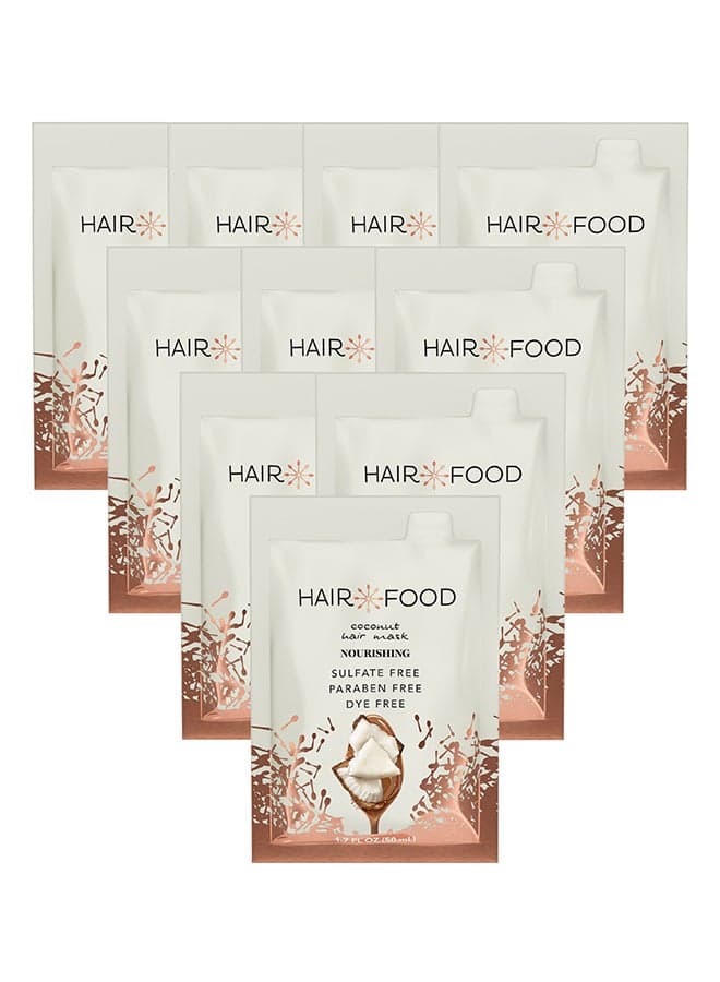 Sulfate Free Nourishing Hair Mask With Coconut And Chai Spice 10x50ml