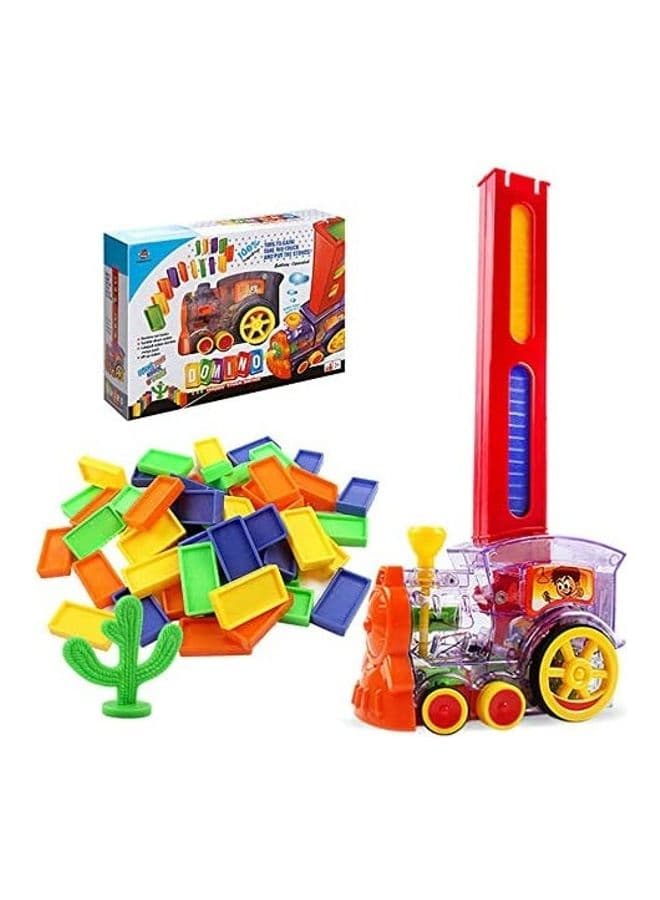 80-Piece Dominoes Train Game Set