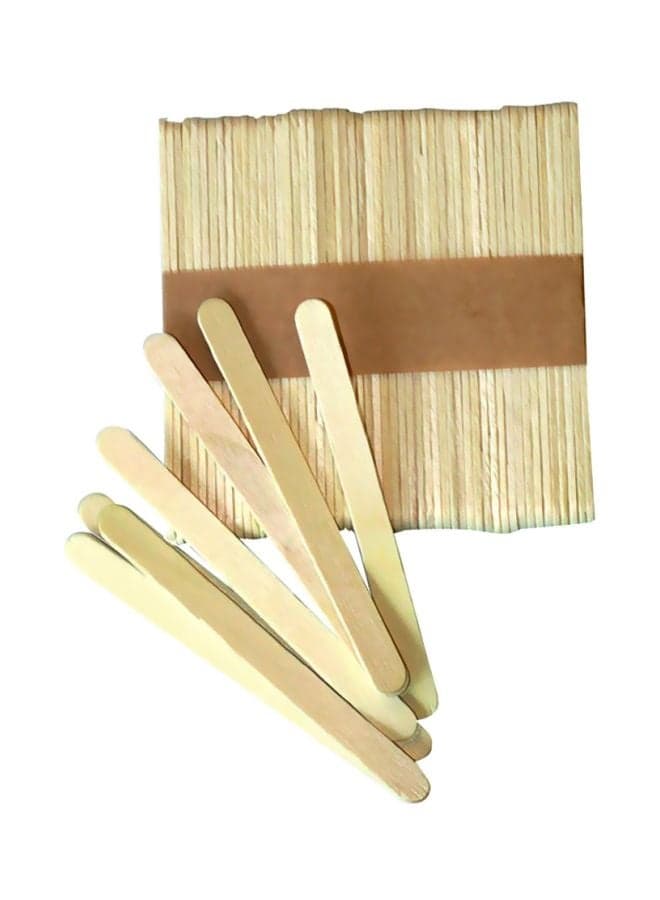 50-Piece Mini Ice Cream Stick Beige