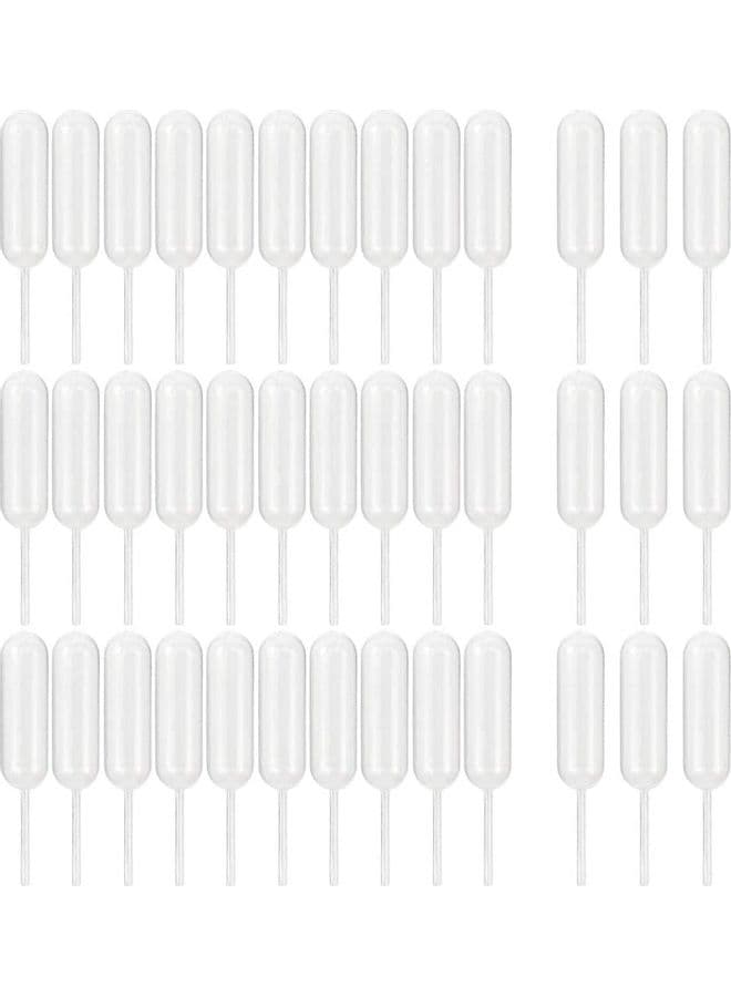 50-Piece Ice Cream Jelly Milkshake Pipettes Clear