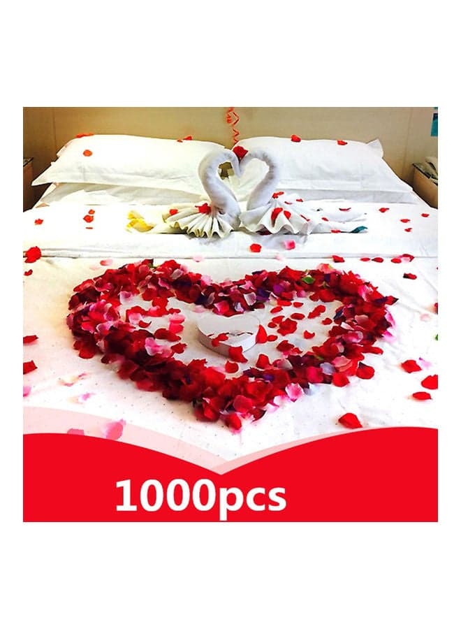 1000-Piece Artificial Flower Petals Party Decoration