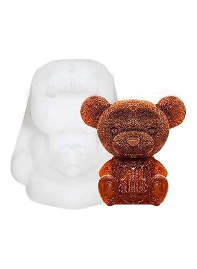 Teddy Bear Silicone Mould Clear 3.2x5.5cm