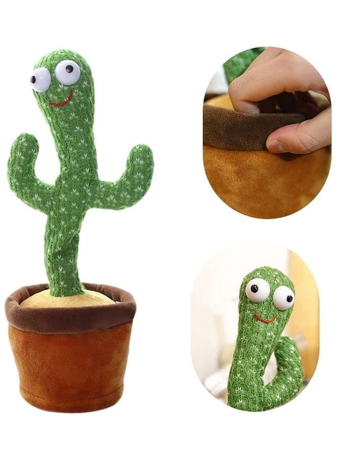 High Quality Beautiful Dancing Cactus Plush Stuffed Toy With Music And Lovely Expression