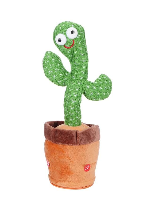 Cute And Big Beautiful Eyes Dancing Cactus Plush Stuffed Toy With Music