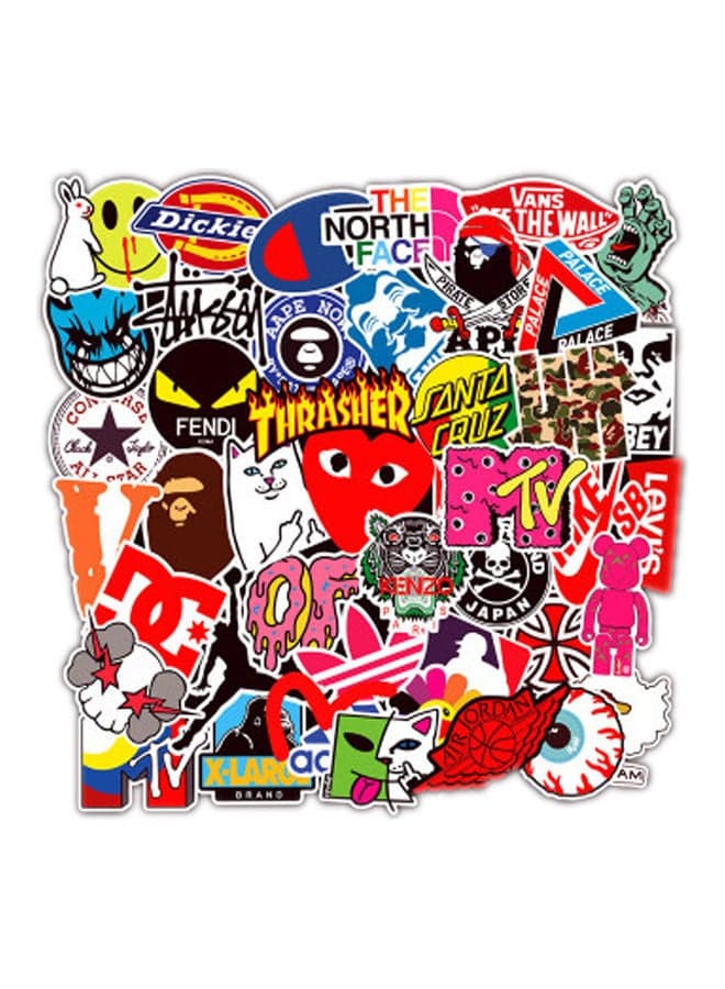 101-Piece Waterproof Cartoon Stickers
