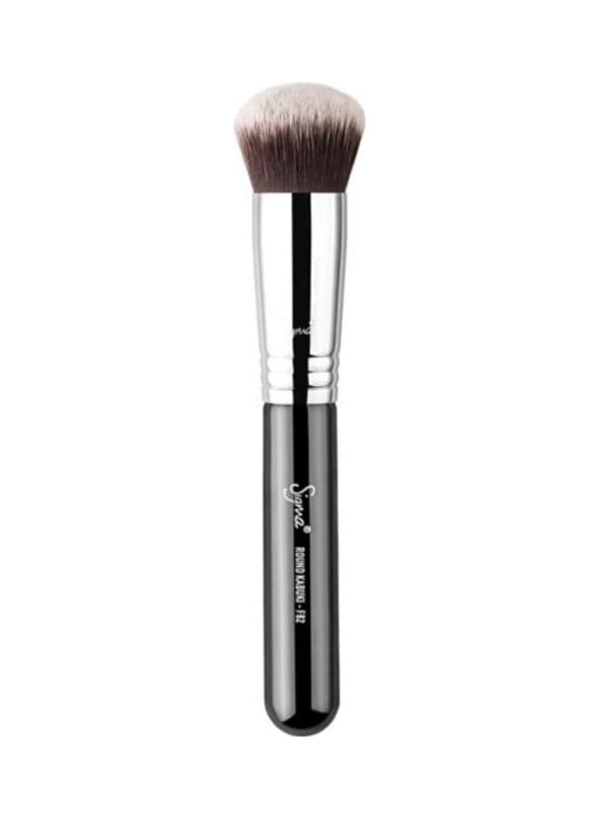 F82 Round Kabuki Brush White