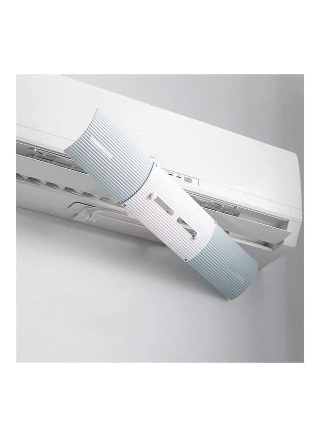 Adjustable Air Conditioner Wind Deflector Anti Direct Blowing Baffle J118 White/Grey