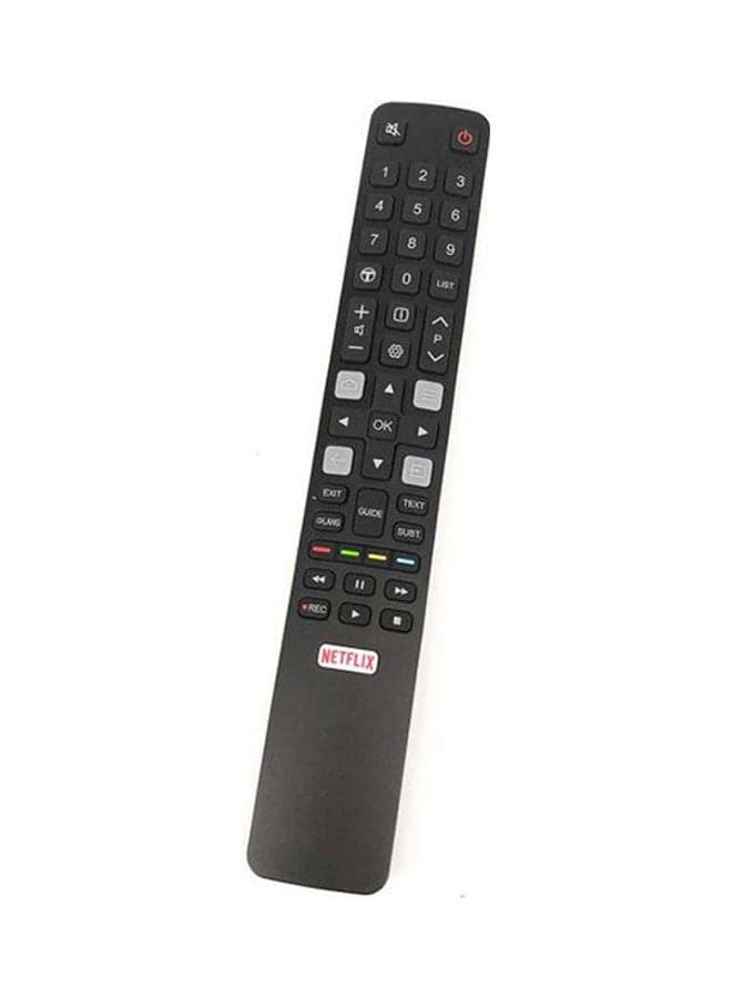 Remote Control For Tcl 4K Screen Black