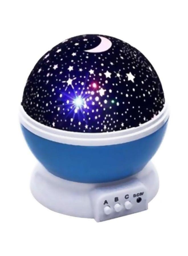 Star Master Rotating Projector Lamp Multicolour 7x11cm