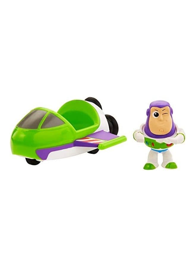 Mini Buzz Lightyear And Spaceship Multicolour