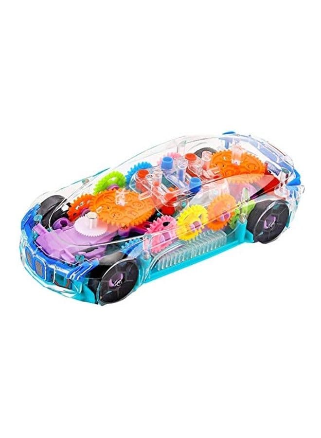 360 Degree Rotating Car Musical Toy Multicolour 4x9x4inch
