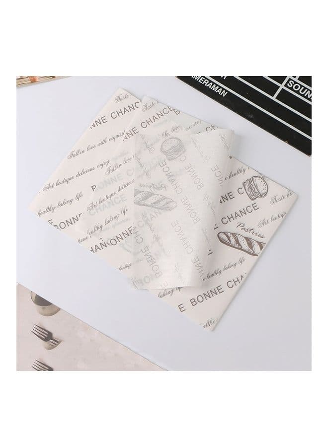 Brown Pastry Cake Greaseproof Baking Paper Brown/White