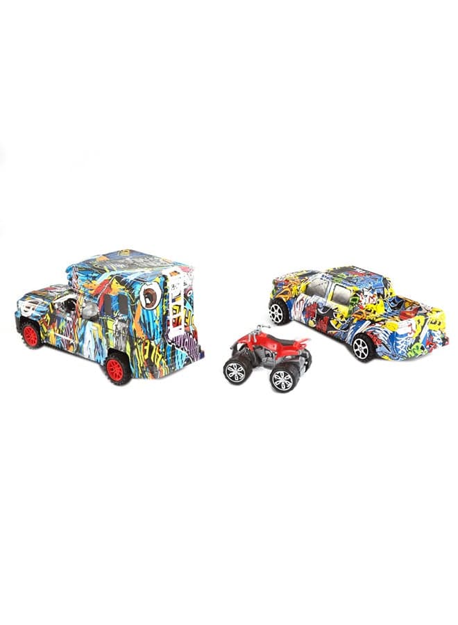 Inertia Camouflage Graffiti Simulation Rv Toy Car