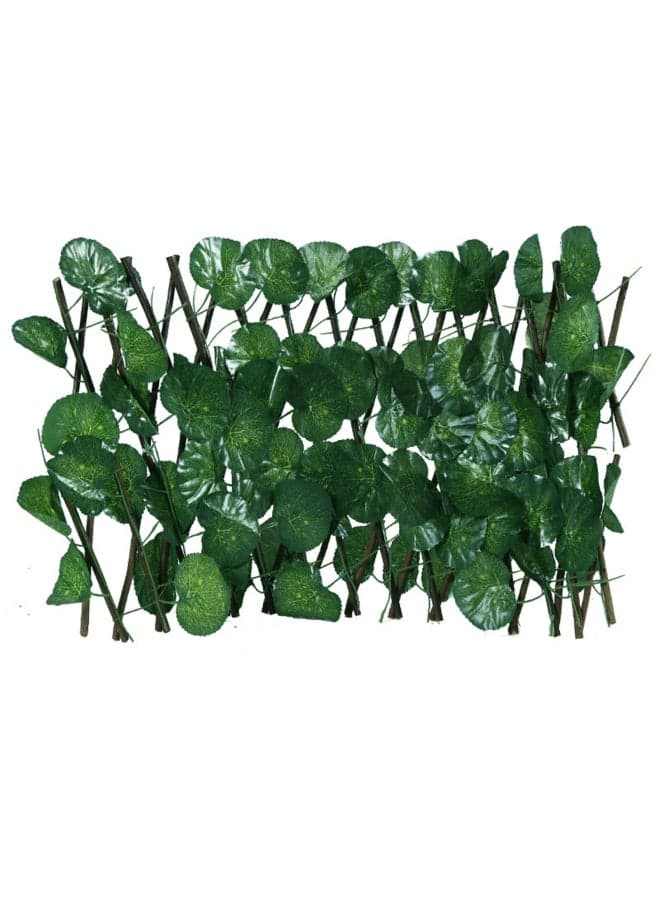 Imitation Leaf Fake Plant Courtyard Fence Green 0.23kg
