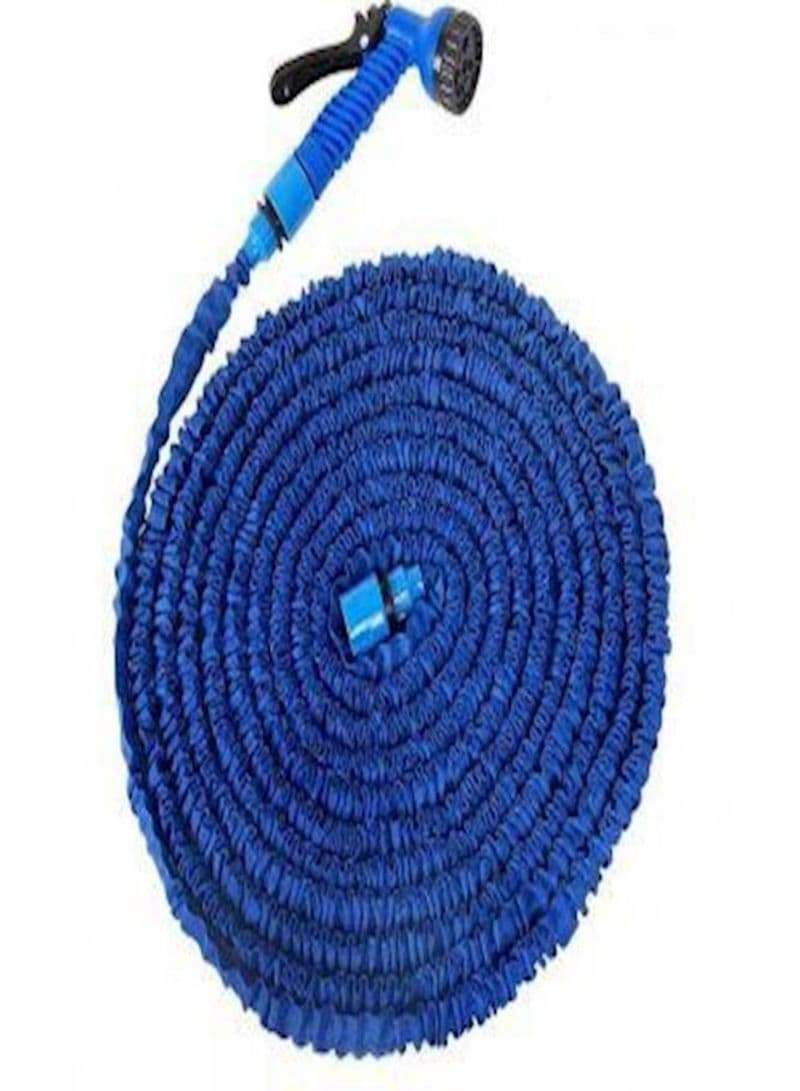 Expandable water X Hose, 45 meter, blue color Blue
