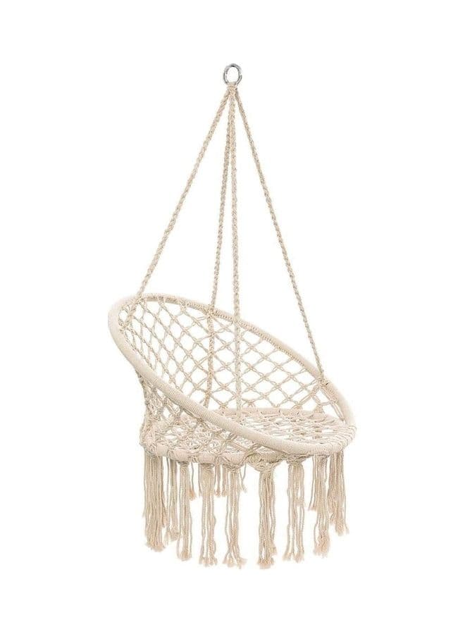 Round Hammock Swing Chair Beige