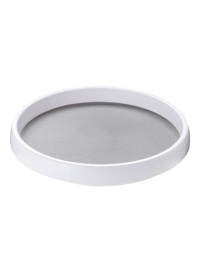 Rotating Kitchen Spice Jar Organizer White 25cm
