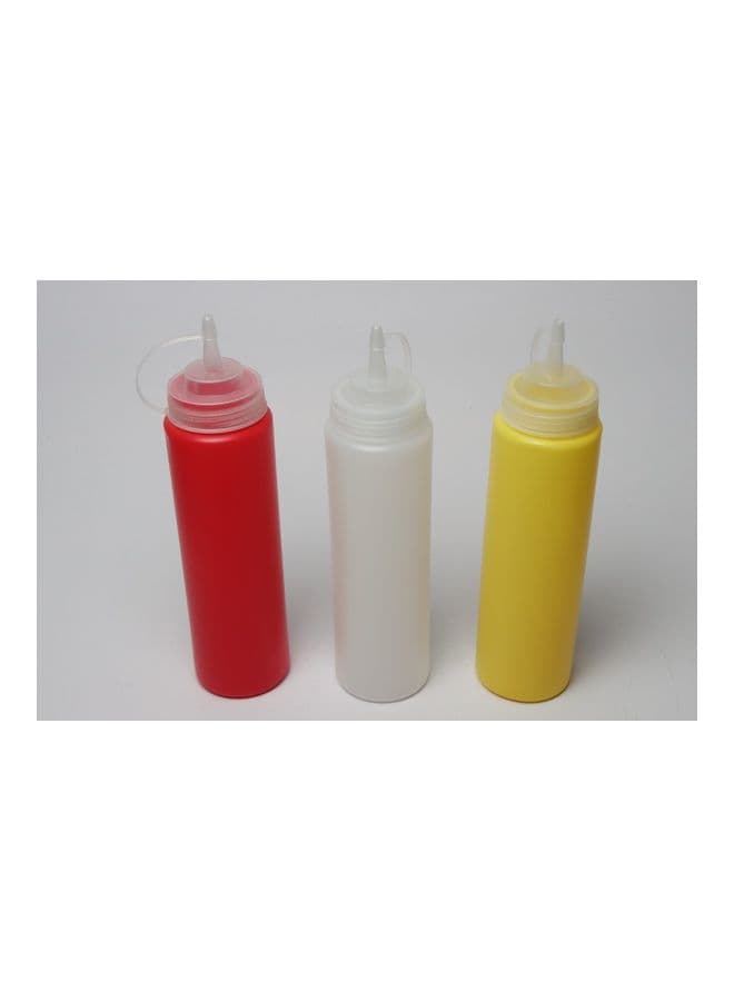3-Piece Squeezer Dispenser Set Multicolour