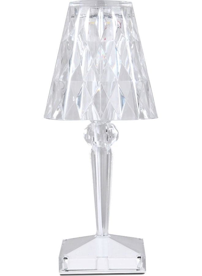 Modern Crystal Diamond Table Lamp Warm White