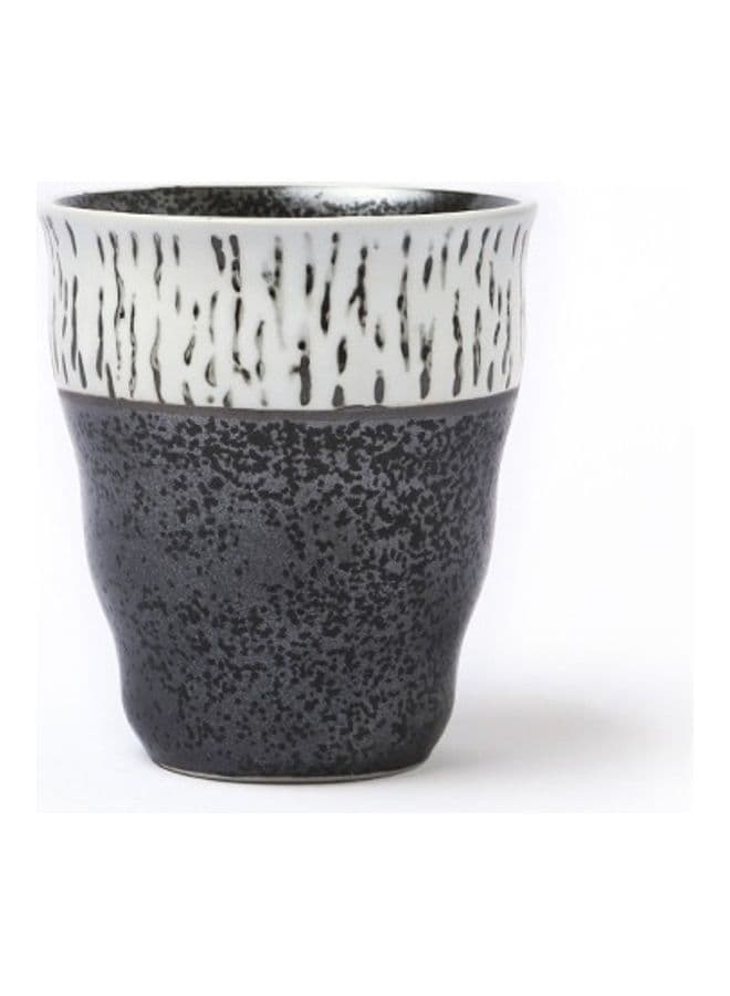 Ceramic Coffee Mug Grey/Black/White 200ml