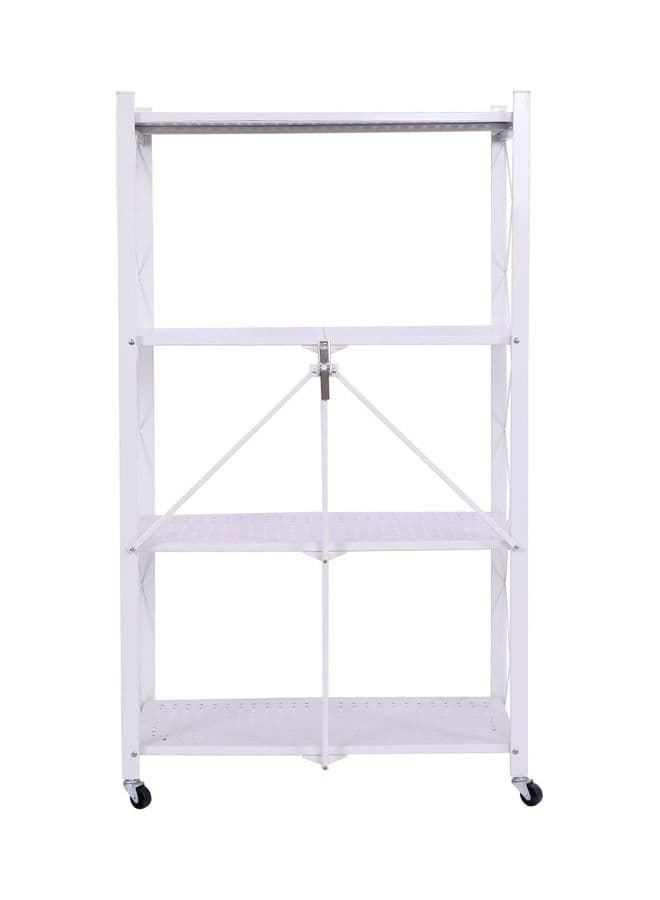 3-Tier Rack White 125x10x39cm