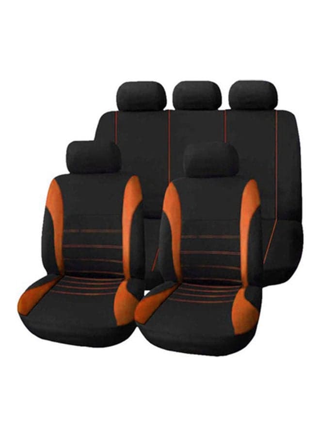 9-Piece Universal Car Seat Cover With Headrest And Pad