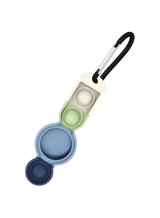 Location Tracker Protective AirTag Case With Keychain Multicolour