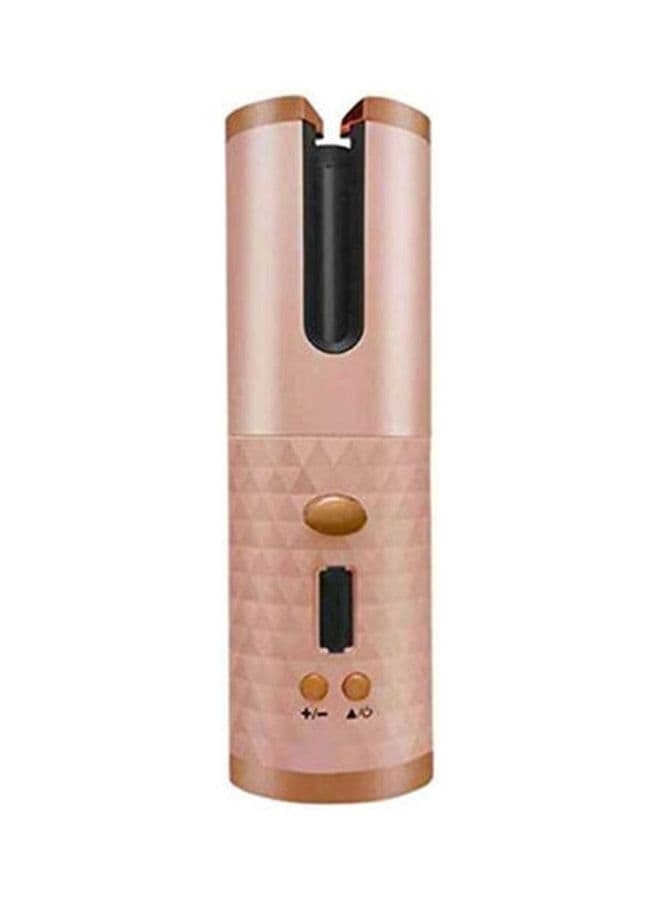 Rechargeable Automatic Hair Curler Pink/Black/Gold