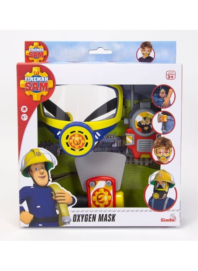 3-Piece Fireman Sam Fireman Oxygen Mask Set