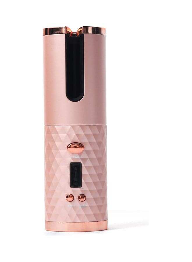 Rechargeable Automatic Hair Curler Rose Gold