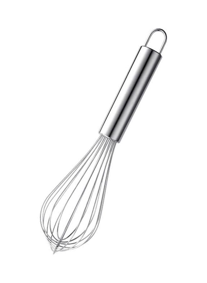 Balloon Shape Egg Beater Silver 34.5x7.5x5cm