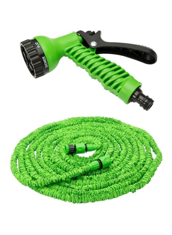 Magic Hose And Spray Tap Green 15meter
