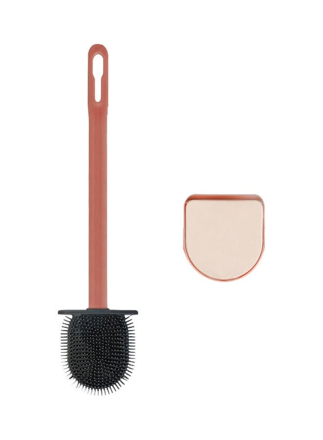 Toilet Brush With Holder Set Pink/Black