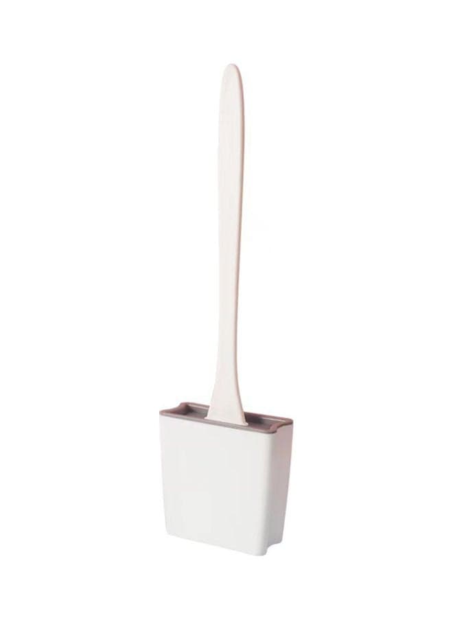 Toilet Brush With Holder White