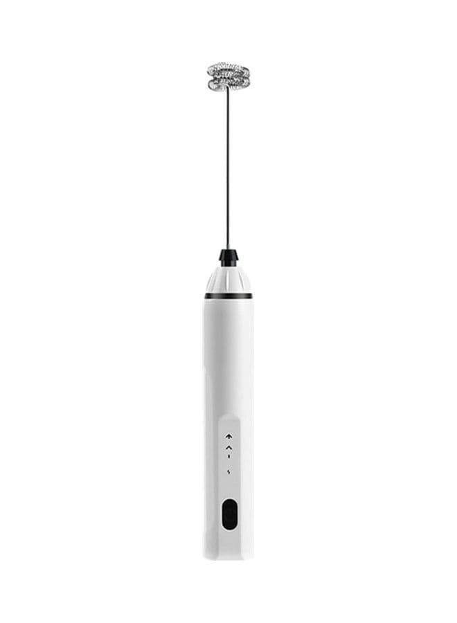 Electric Milk Frother Maker White/Silver