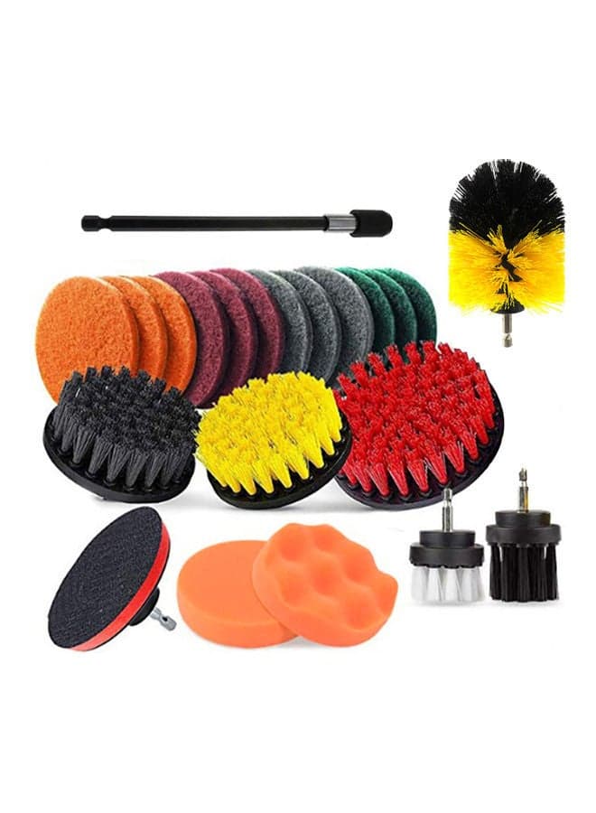 22-Piece Drill Brush Attachments Set