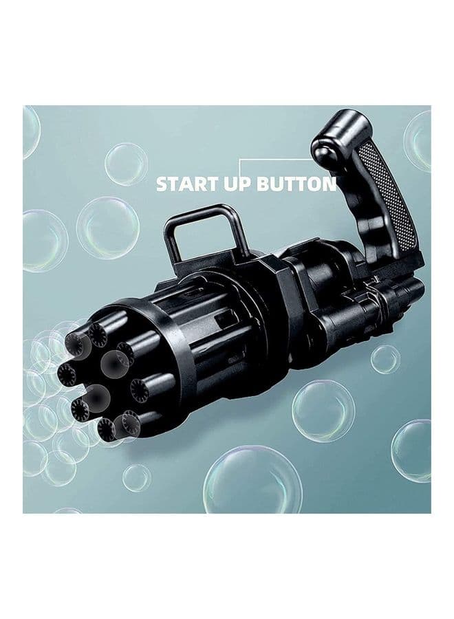 8-Hole Electric Bubble Maker Machine Gun Toy