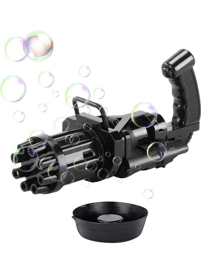 8-Hole Electric Bubble Maker Machine Gun Toy