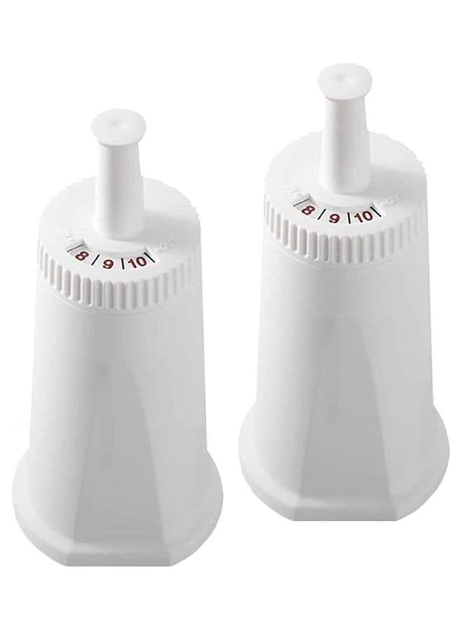 2-Pack of Replacement Water Filter for Breville Claro Swiss Machine White