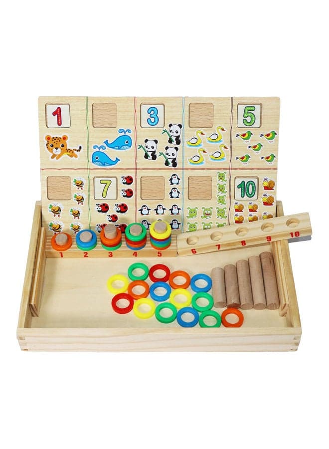 Development Wooden Box for Learning Numbers
