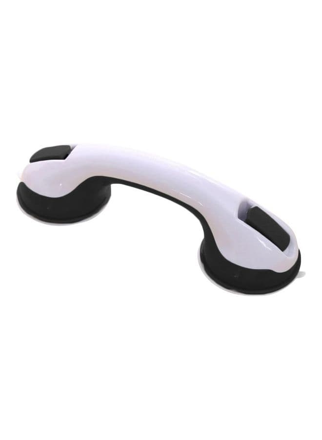 Portable Bath Shower Support Grip Mount Handle Black/White