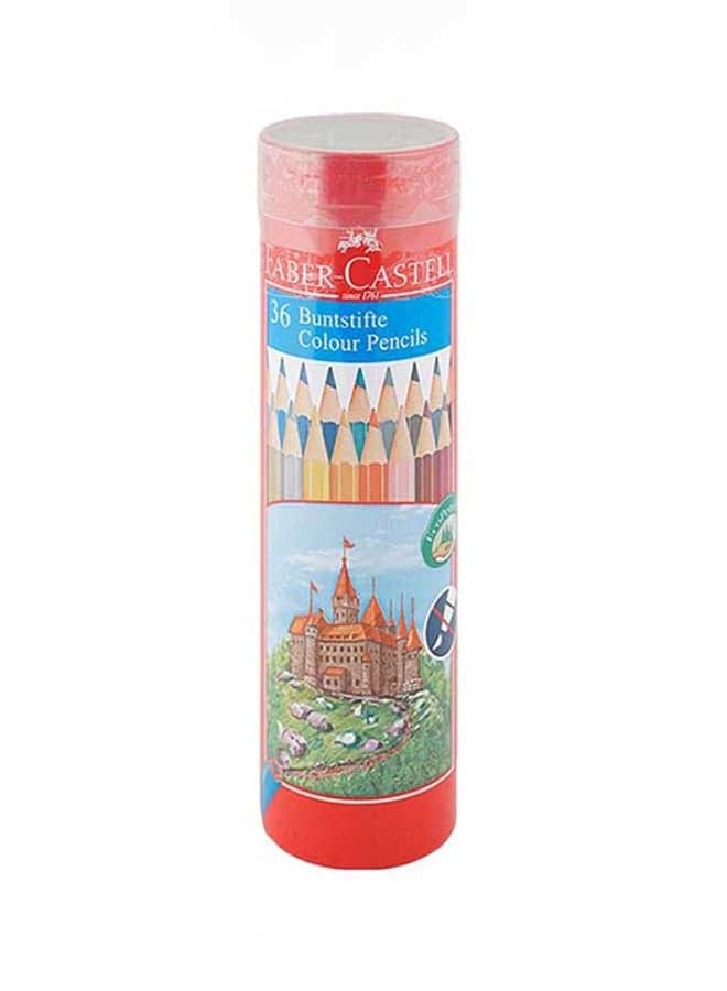 36-Piece Wooden Break-protected Color Pencil Multicolour