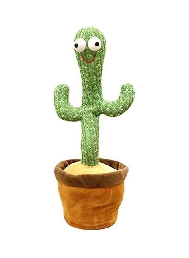 Electric Dancing Cactus Plant Stuffed Toy With Music