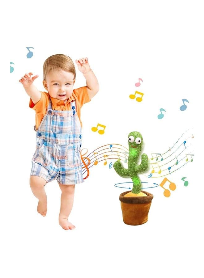 Electric Dancing Cactus Plant Stuffed Toy With Music