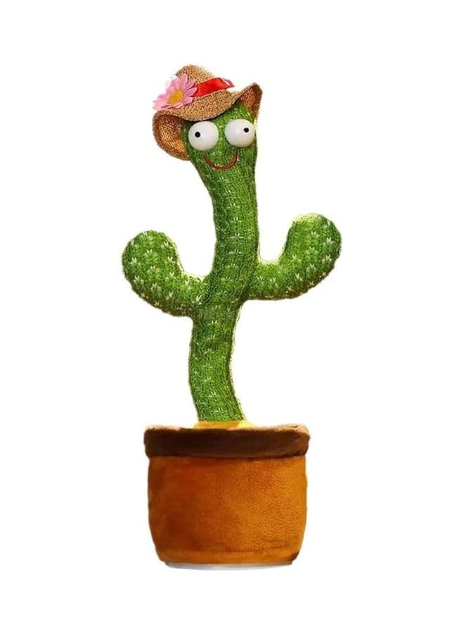 Electric Dancing Cactus Plant Stuffed Toy With Music